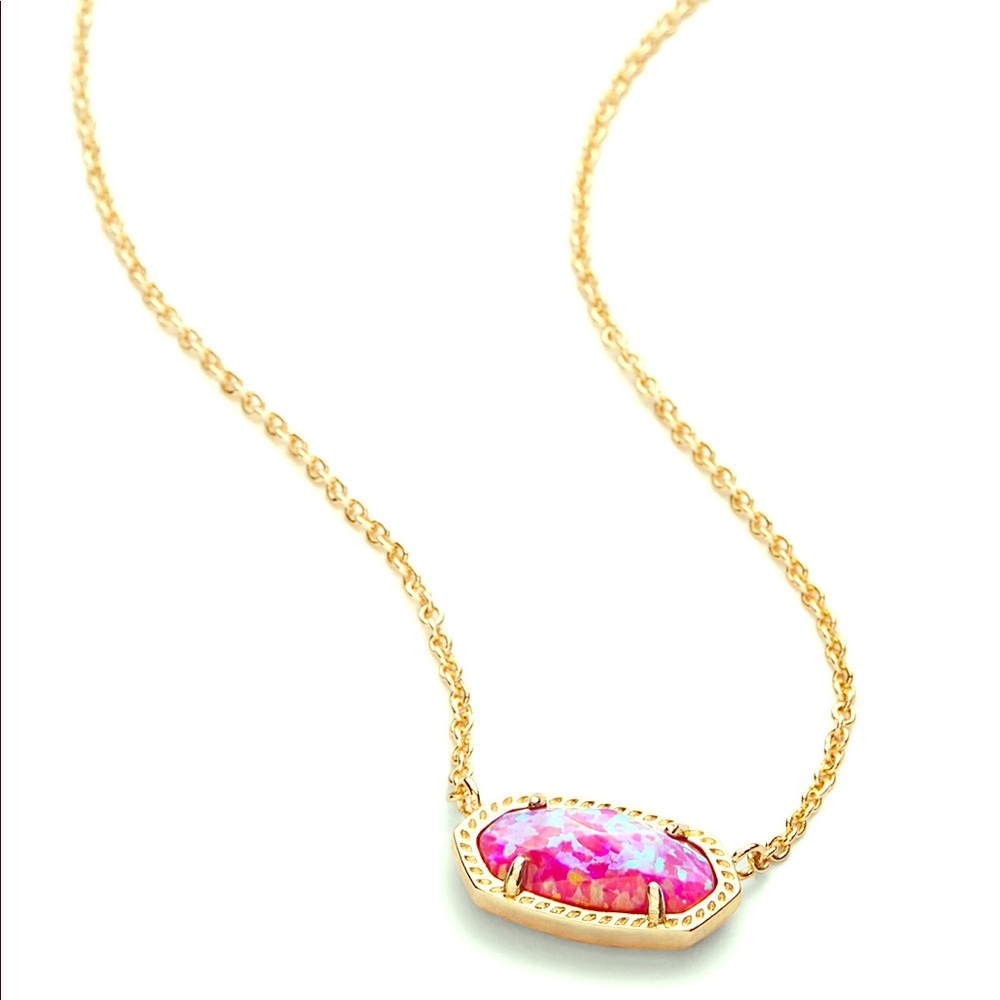 Kendra Scott Elisa Pendant Necklace in Fuschia